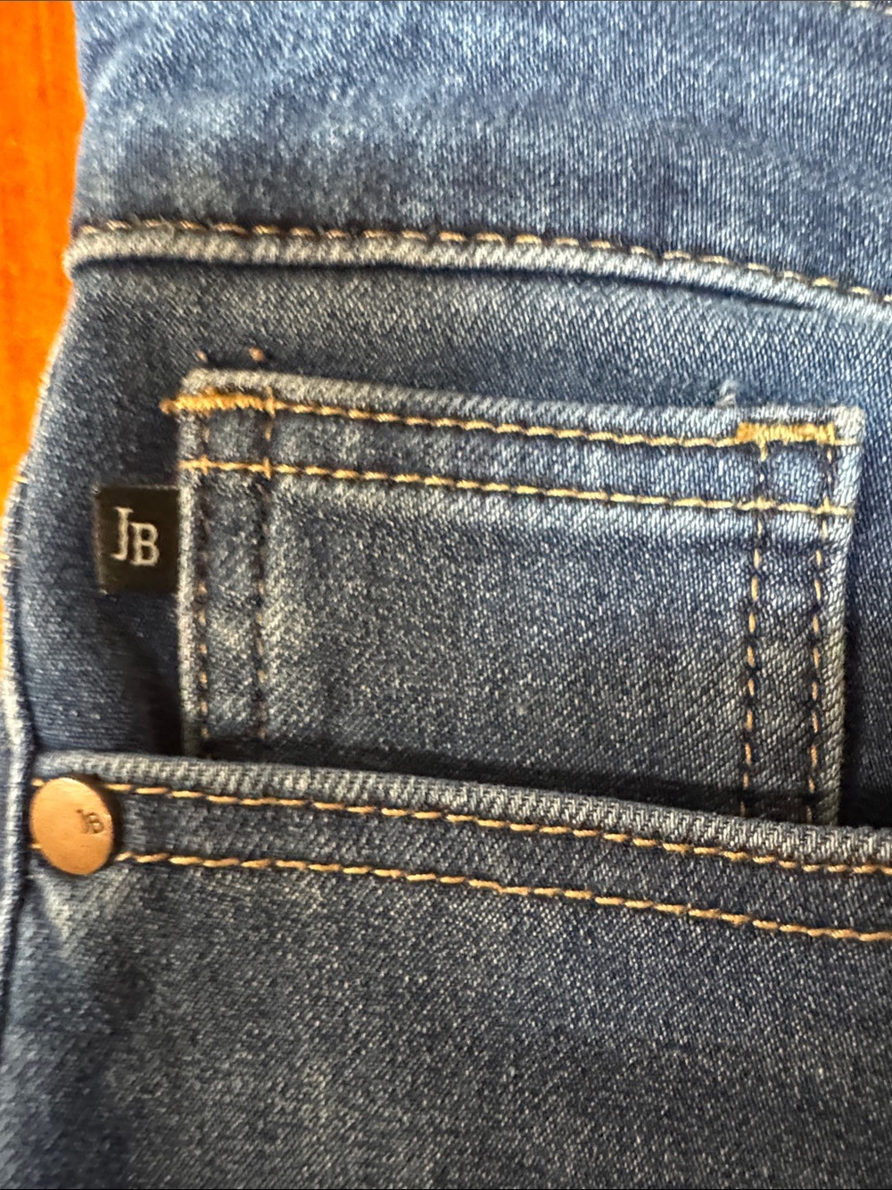 Judy Blue Dark Blue Straight Leg Jeans H9 - Picture 5 of 6